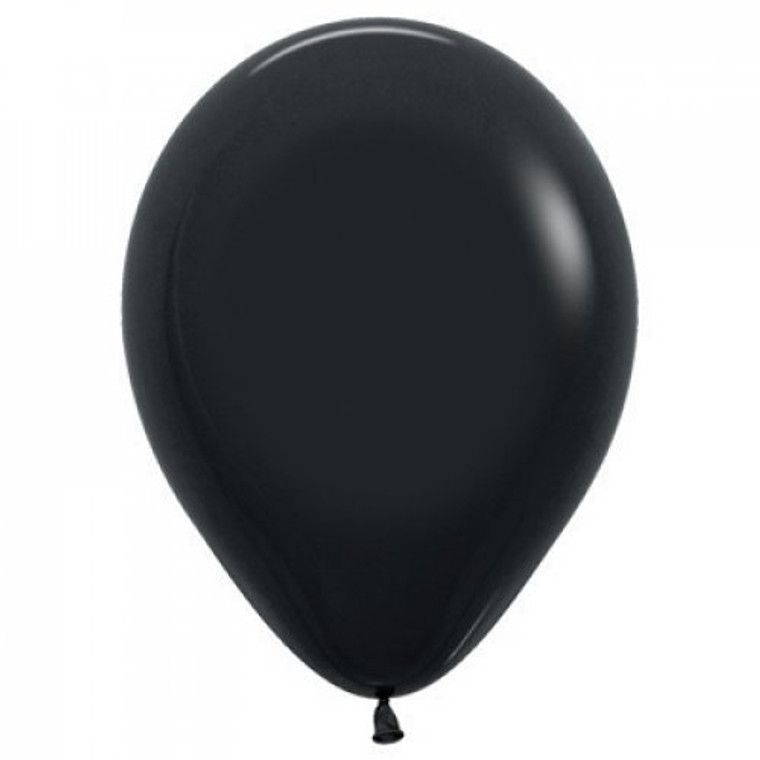 Fashion Black 12cm Sempertex Balloons Bag 100