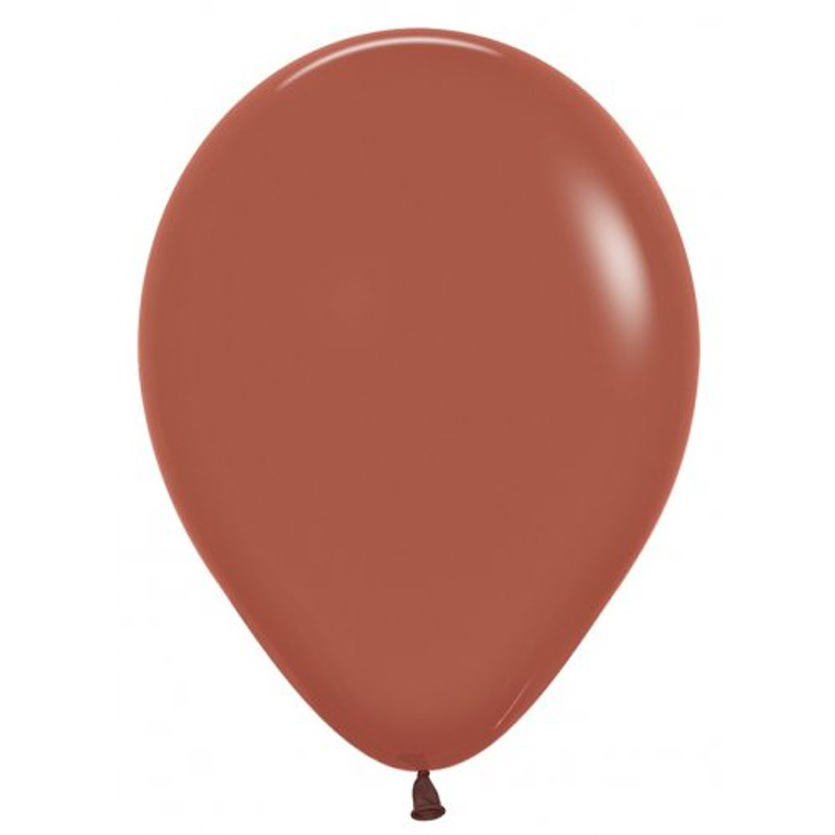 Fashion Terracotta 12cm Sempertex Balloons Bag 100