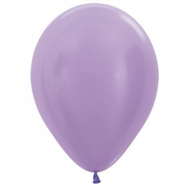 Satin Lilac 12cm Sempertex Balloons Bag 100