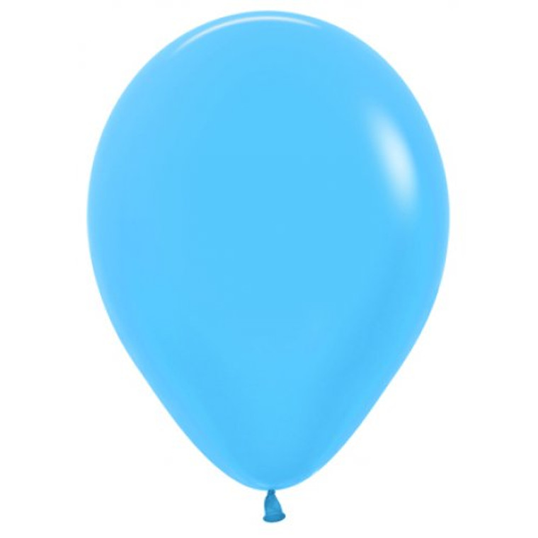 Neon Blue 12cm Sempertex Balloons Bag 100