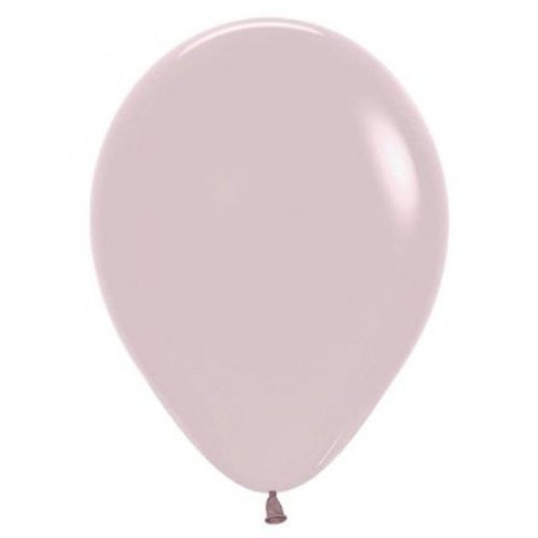 Pastel Dusk Rose  12cm Sempertex Balloons Bag 100