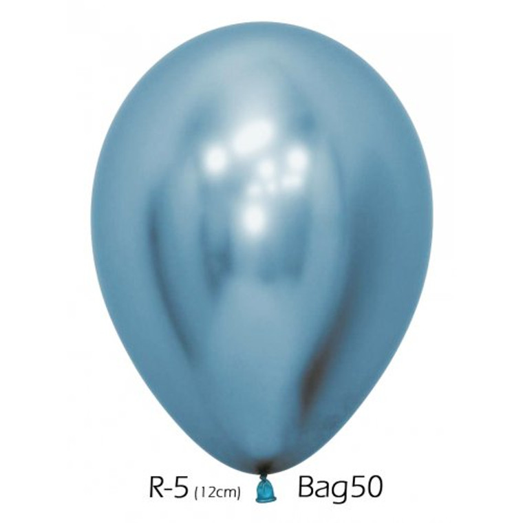 Reflex Blue 12cm Sempertex Balloons Bag 50