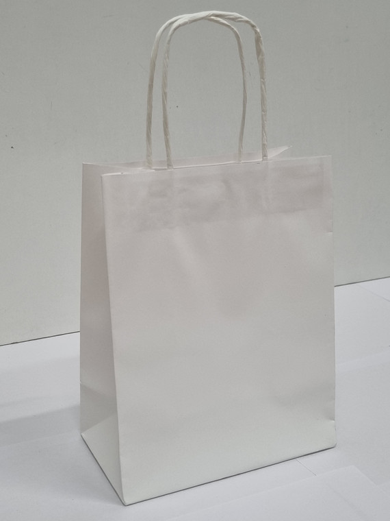 Medium Kraft White Bag 1pc 23cm