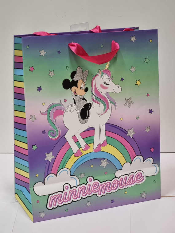 Large Minnie Mouse Unicorn Bag 1pc 32.5cm