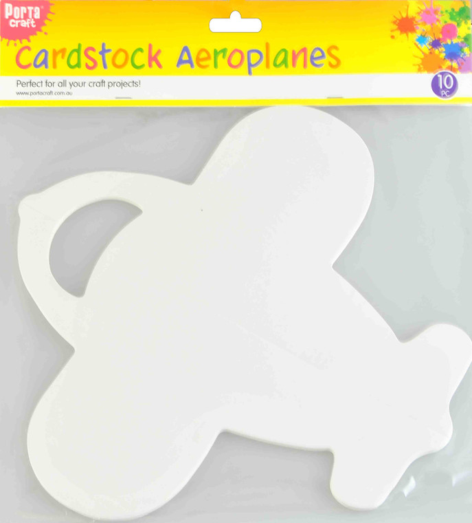 Aeroplanes Cardstock DIY 10pk
