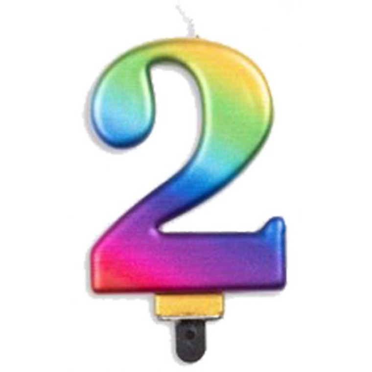 #2 Rainbow Jumbo Candle P1