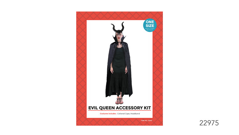 Evil Queen Cape and Headband Set