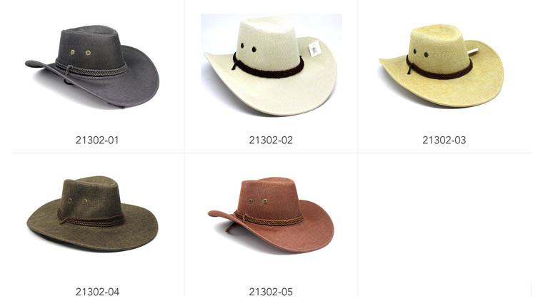 Hemp Material Cowboy Hat