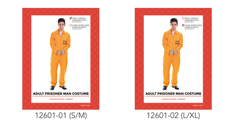 Adult Prisoner Costume