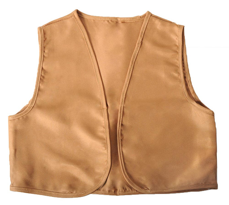 Adult Colonial Vest - Light Brown