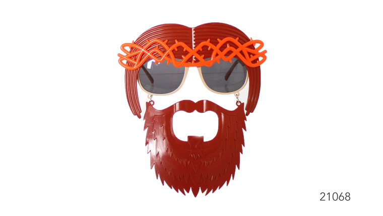 Party Glasses Jesus with Beard