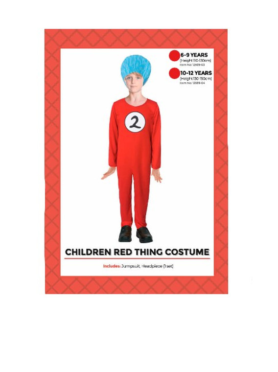 T 2 Red Boy Costume