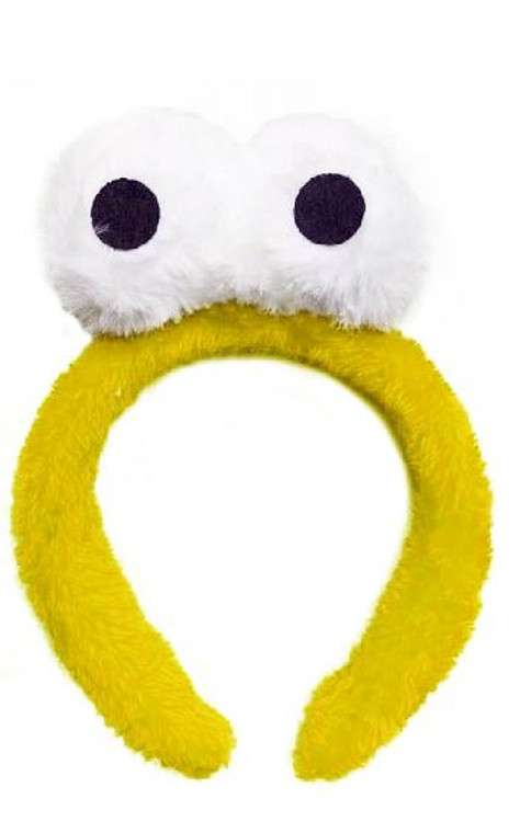 Fluffy Monster Yellow Headband