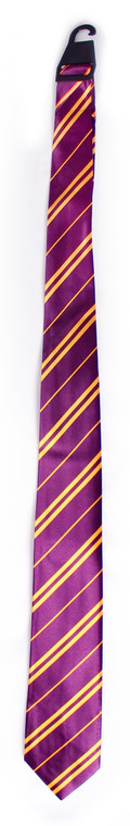 Harry The Wizard Long Tie with Maroon Stripe