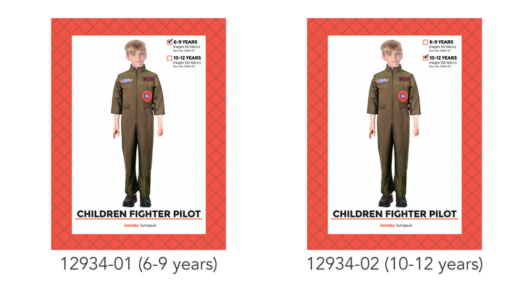 Children Fighter Pilot Costume