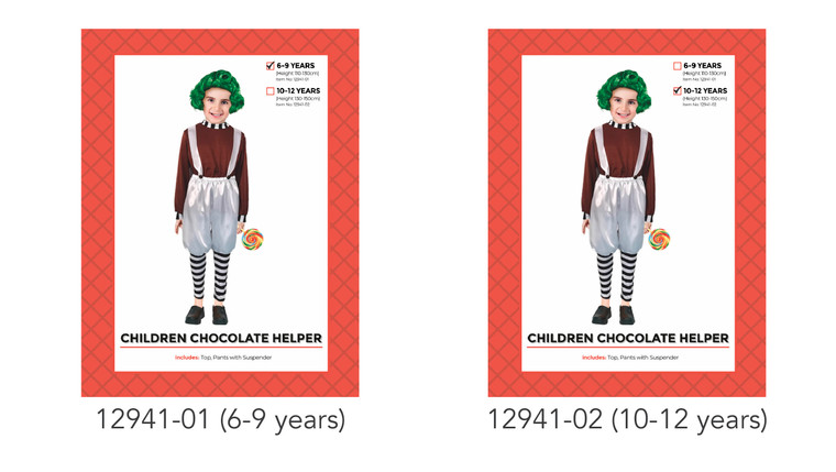 Chocolate Helper Boy Children Costume