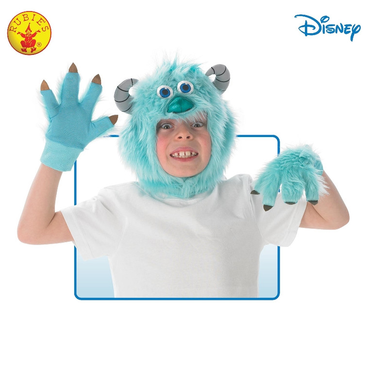 Disney Sully Kids Headpiece And Gloves