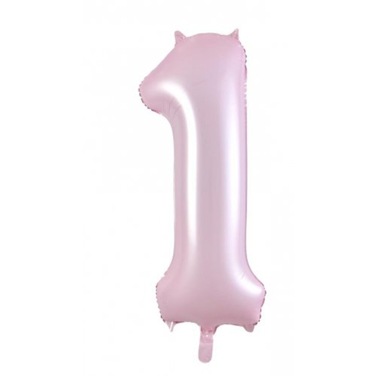34inch Decrotex Foil Balloon Matte Pastel Pink #1 Pack 1
