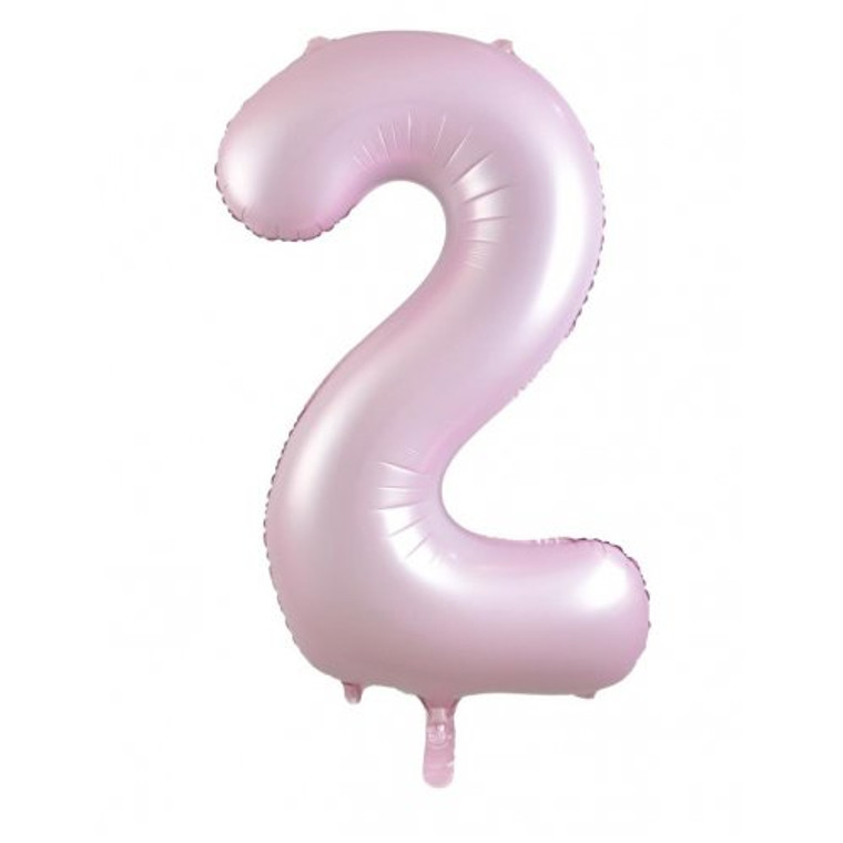 34inch Decrotex Foil Balloon Matte Pastel Pink #2 Pack 1
