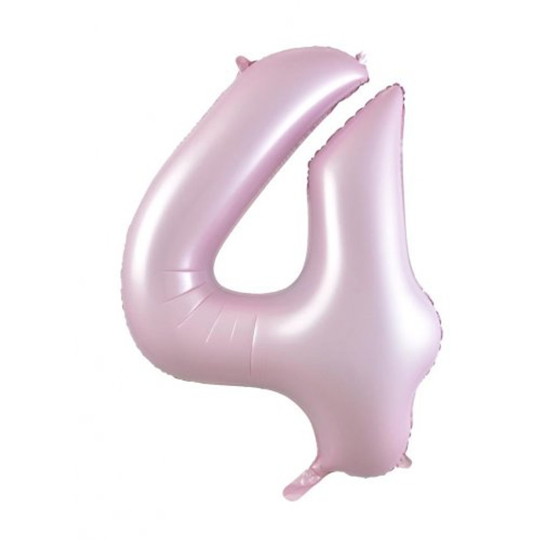 34inch Decrotex Foil Balloon Matte Pastel Pink #4 Pack 1