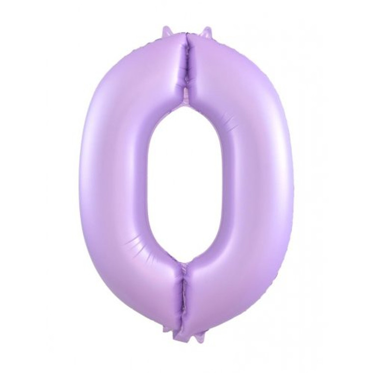 34inch Decrotex Foil Balloon Matte Pastel Lilac #0 Pack 1