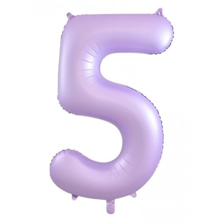 34inch Decrotex Foil Balloon Matte Pastel Lilac #5 Pack 1