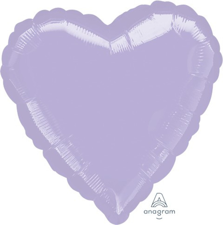 45cm Standard Heart HX Metallic Pearl Pastel Lilac S15