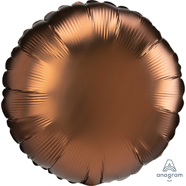 45cm Standard HX Satin Luxe Cocoa Circle S18