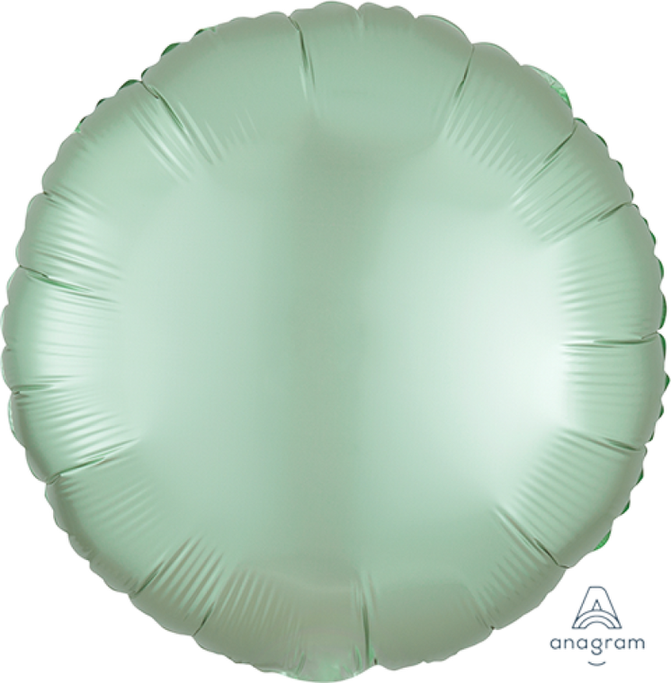 45cm Standard HX Satin Luxe Mint Green Circle S18