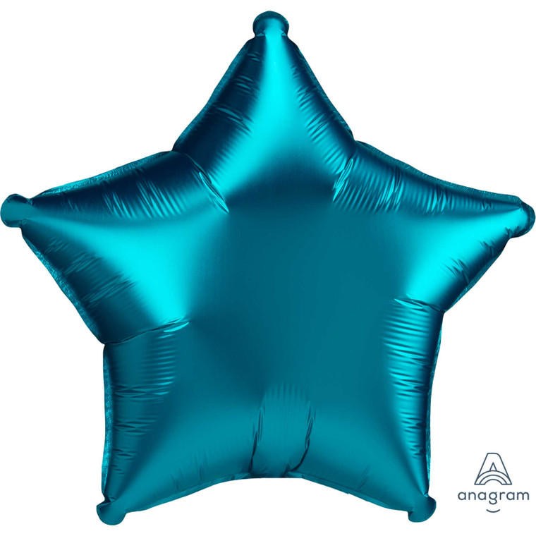 45cm Standard XL Satin Luxe Aqua Star S18