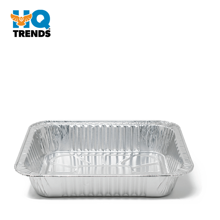 Aluminum Foil Roaster Half Pan without Lid L 32 x W 27x H 6cm Box of 100