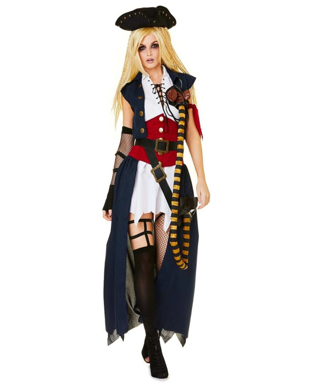 Mariner Pirate Womens Costume - Medium