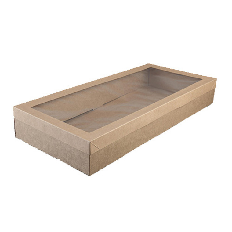 BetaEco Catering Box with Lid - Large PK50  558mm x 252mm x 80mm