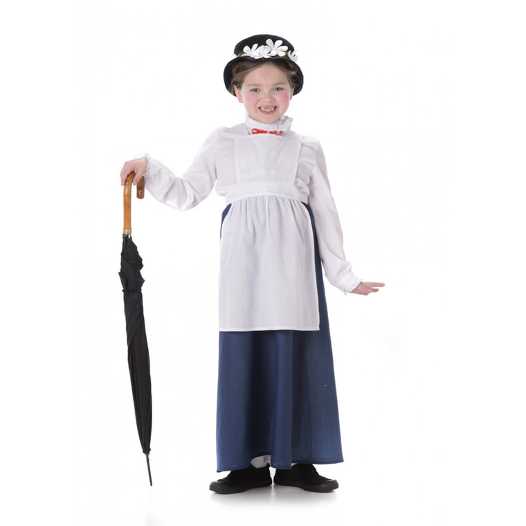 Victorian Nanny Kids Costume - Medium