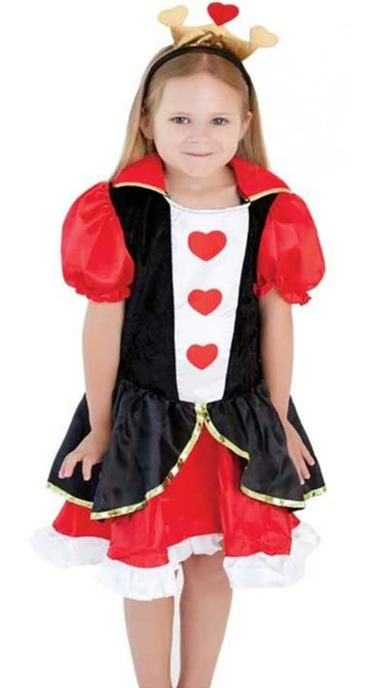 Queen of Hearts Kids Costume - Small