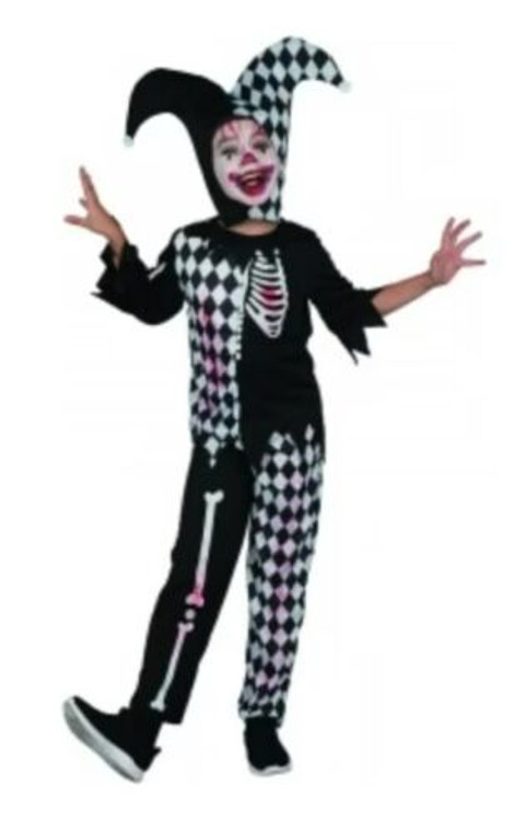 Wicked Harlequin Childrens Costume  - Large