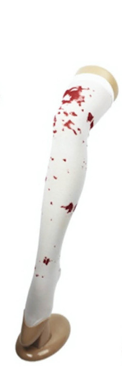 Blood Stain Stocking With Pattern
