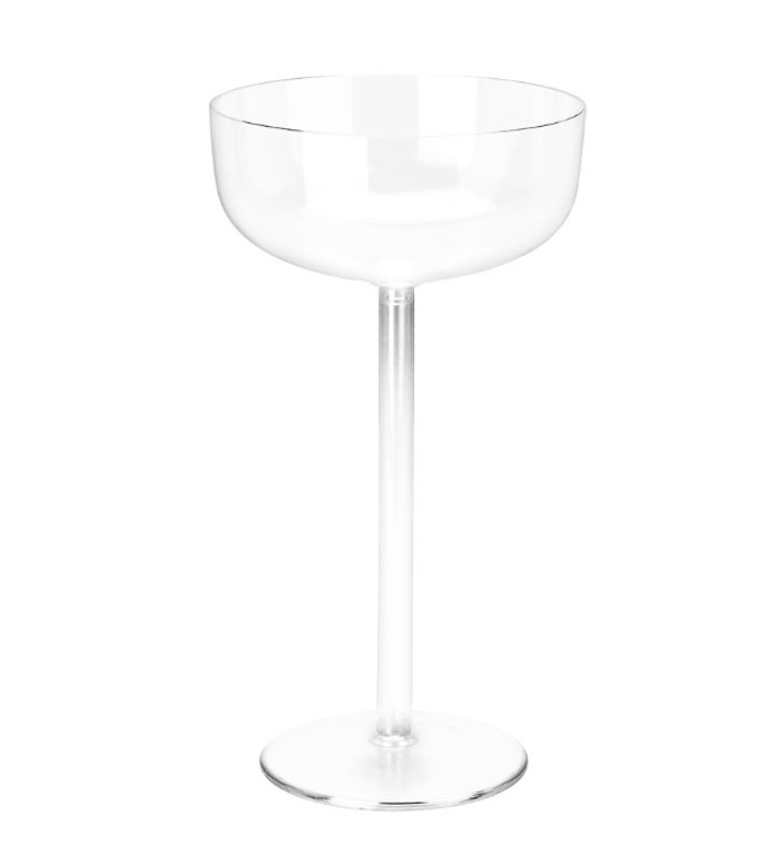 Large Plastic Clear Wine Glass Centerpiece - 9½" x 17½"