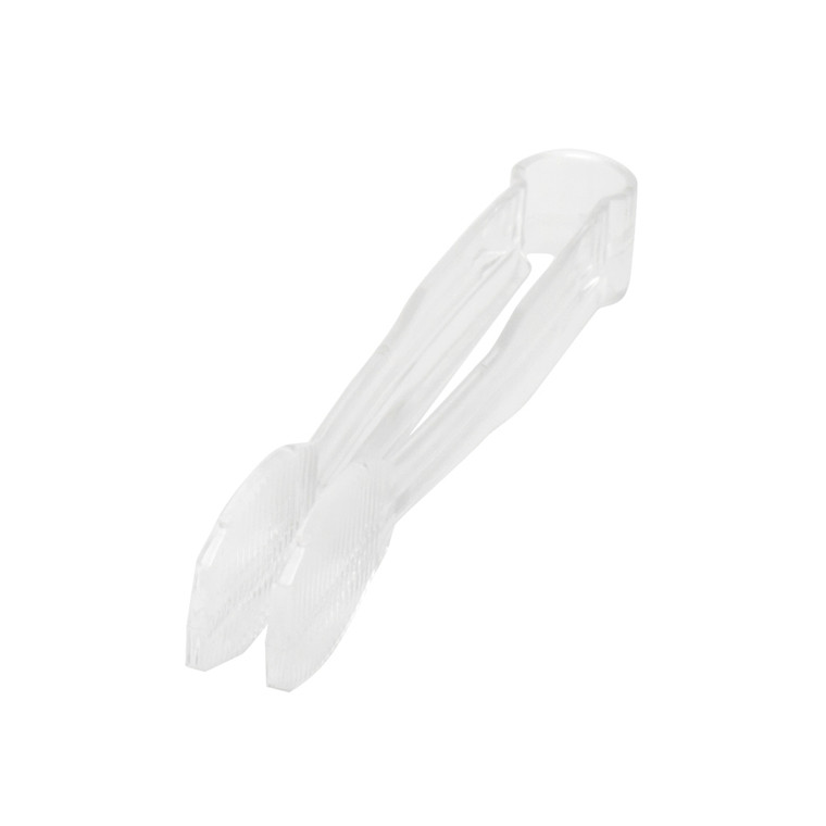 Clear Plastic Tong 1" x 5¾" PK12
