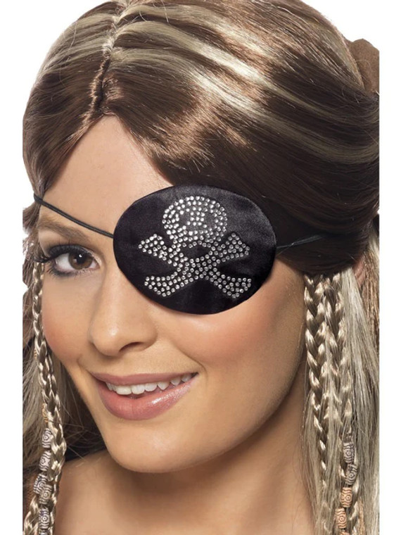 Pirates Eyepatch with Diamante Motif