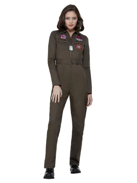 Top Gun Ladies Khaki Costume