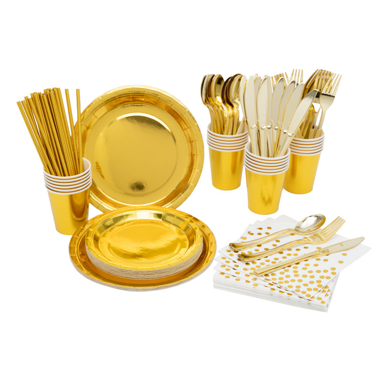 Paper Dinner Set 25/set – Gold