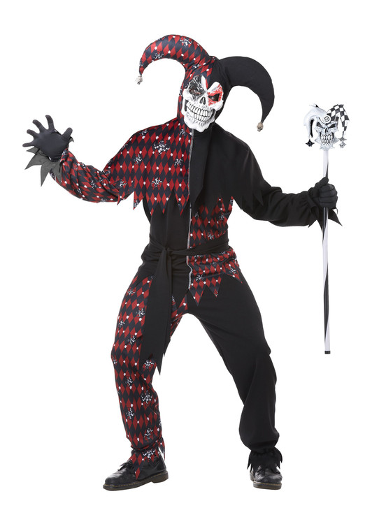 Adult Sinister Jester Costume  - Extra Large