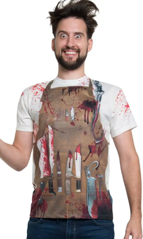 Adult Zombie Butcher Top - One Size