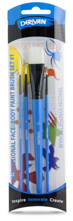 Face & Body Paint Brush Set No.1