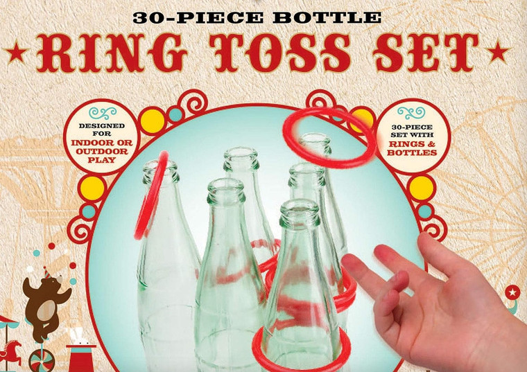 Bottle Ring Toss Game 30pc Set