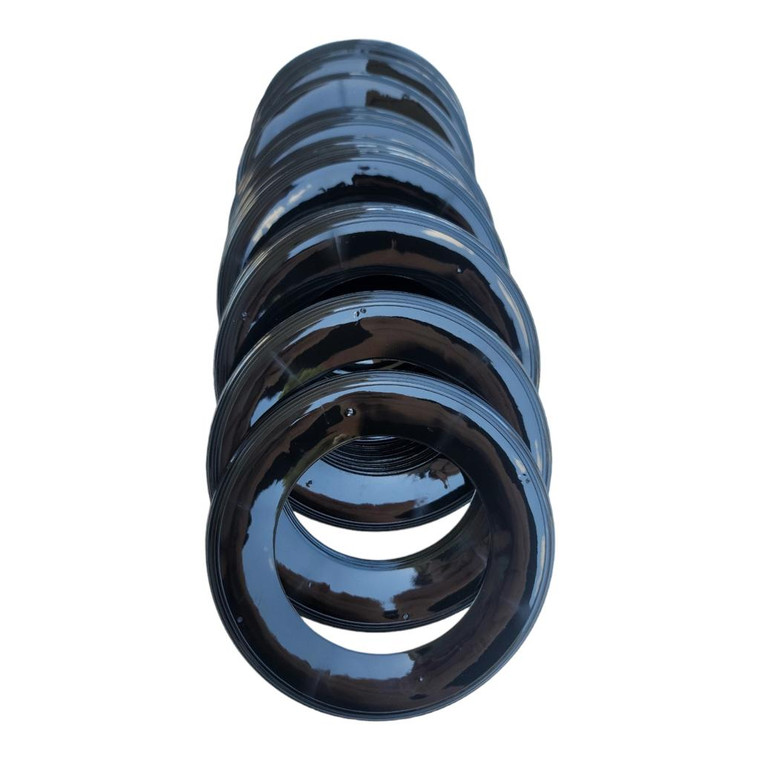 Black 6inch Skimmer Ring Pack of 72