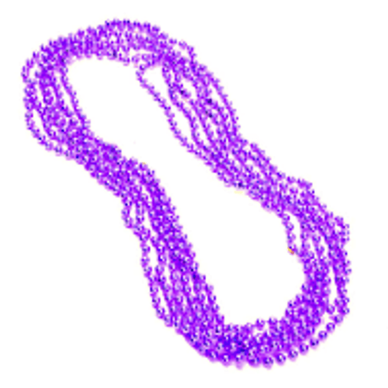 Metallic Purple 10mm 42inch Bead Pack of 6