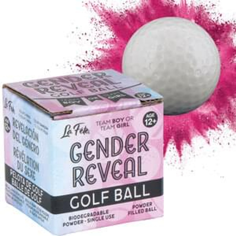 Gender Reveal Golf Ball Girl