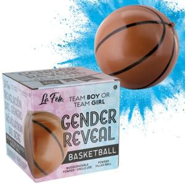 Gender Reveal Basket Ball Boy